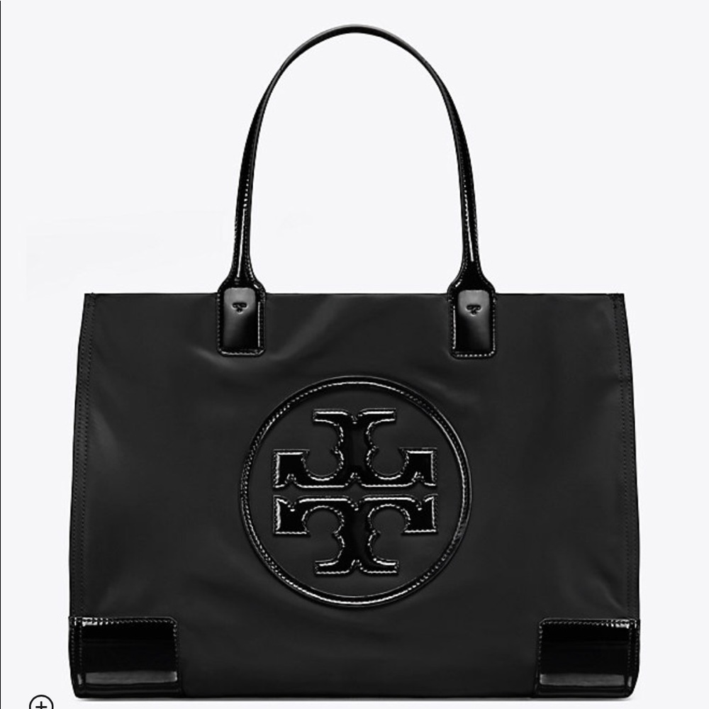Authentic Tory Burch Ella Patent LARGE Tote